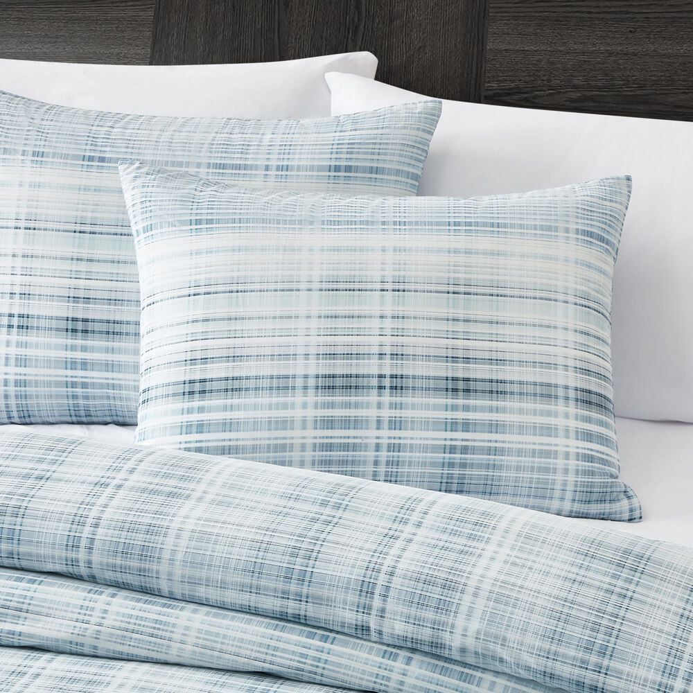 J. Queen New York Pascal 3-Piece King/California King Duvet Cover Set in Blue, , large