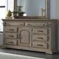 Hickory Point Everly 8 Drawer and 1 Door Dresser in Natural, , large