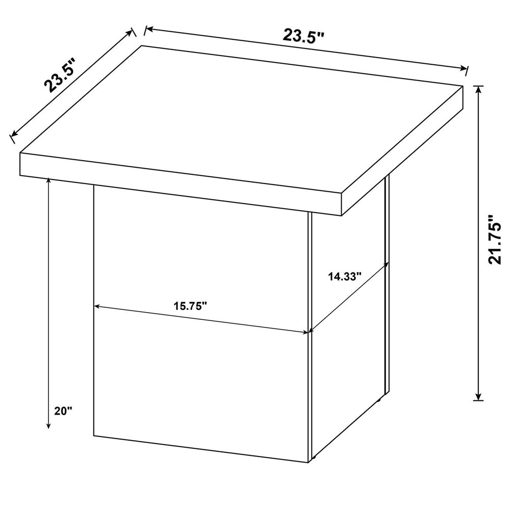 Pacific Landing Zetta End Table in Mango, , large