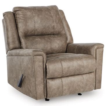 Ashley Lixtowel Manual Rocker Recliner in Fog, , large
