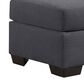 Northwestern Franz Ottoman in Charcoal, , large
