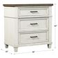 Riva Ridge Caraway 2 Drawer Nightstand in Aged Ivory with AC Outlets, , large
