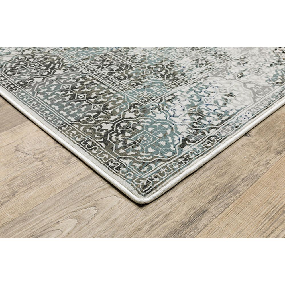 Oriental Weavers Gemini Buried Treasures 7&#39;10&quot; x 10&#39;10&quot; Grey Area Rug, , large