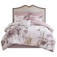 Hampton Park Cassandra 8-Piece Queen Cotton Printed Comforter Set in Blush, , large