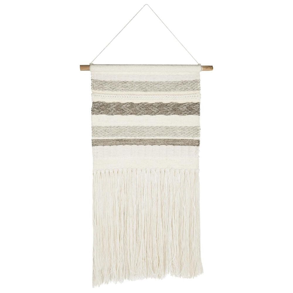 Surya Sedona Woven Wall Art 121 in Ivory/Grey, , large