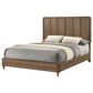 Crown Mark Nyomi 4 Piece Queen Panel Bedroom Set in Light Brown, , large