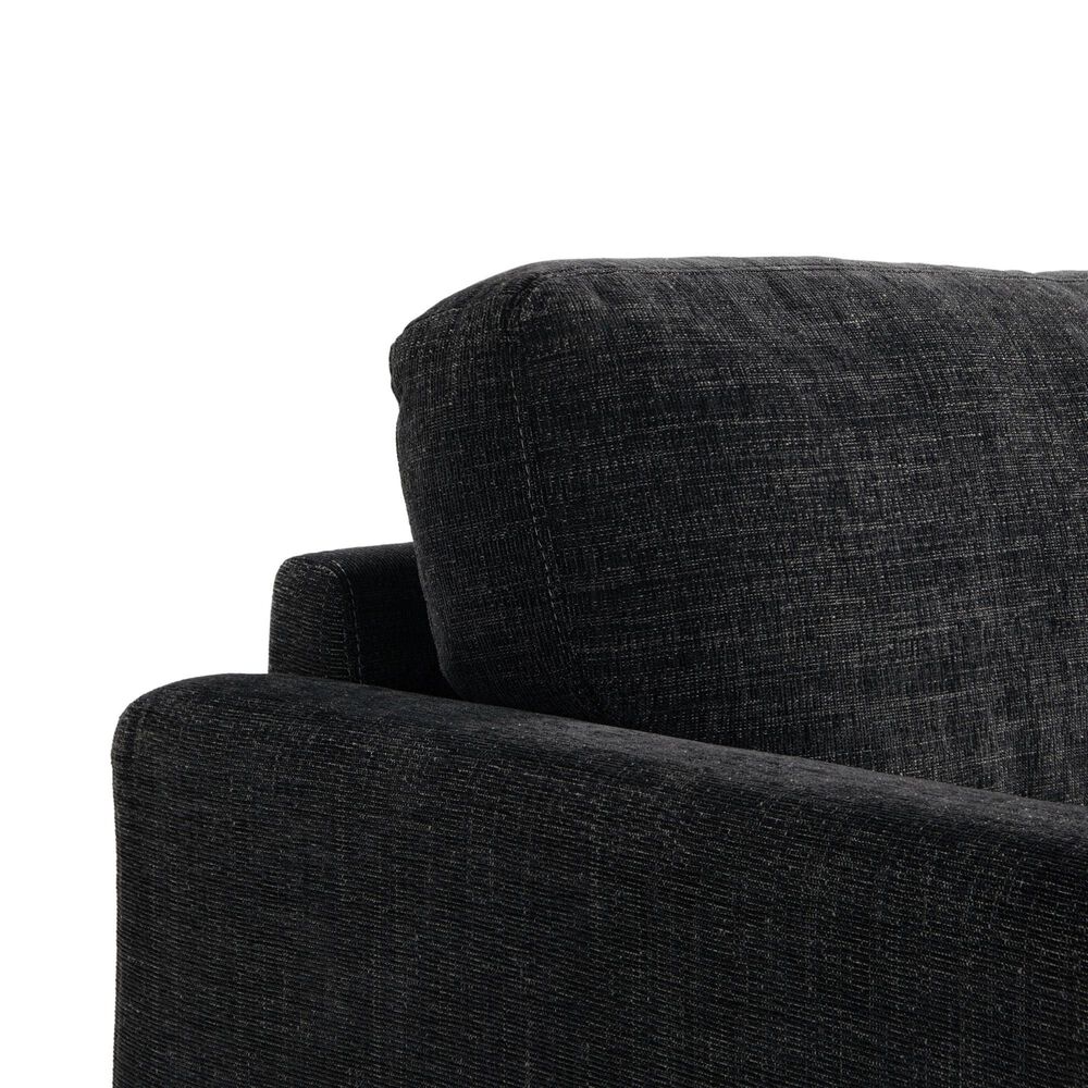Lifestyle Solutions Mercer Stationary Sofa in Black, , large