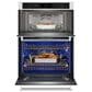 KitchenAid 30" Electric Microwave Wall Oven Combo with Air Fry Mode in White, , large