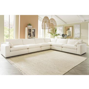 Signature Design by Ashley Next-Gen Gaucho 6-Piece L-Shaped Sectional in Chalk, , large