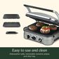 Cuisinart Griddler Indoor Grill with Griddle and Panini Press in Stainless Steel, , large