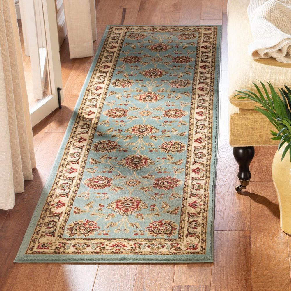 Safavieh Lyndhurst LNH555 2&#39;3&quot; x 16&#39; Blue and Ivory Runner, , large