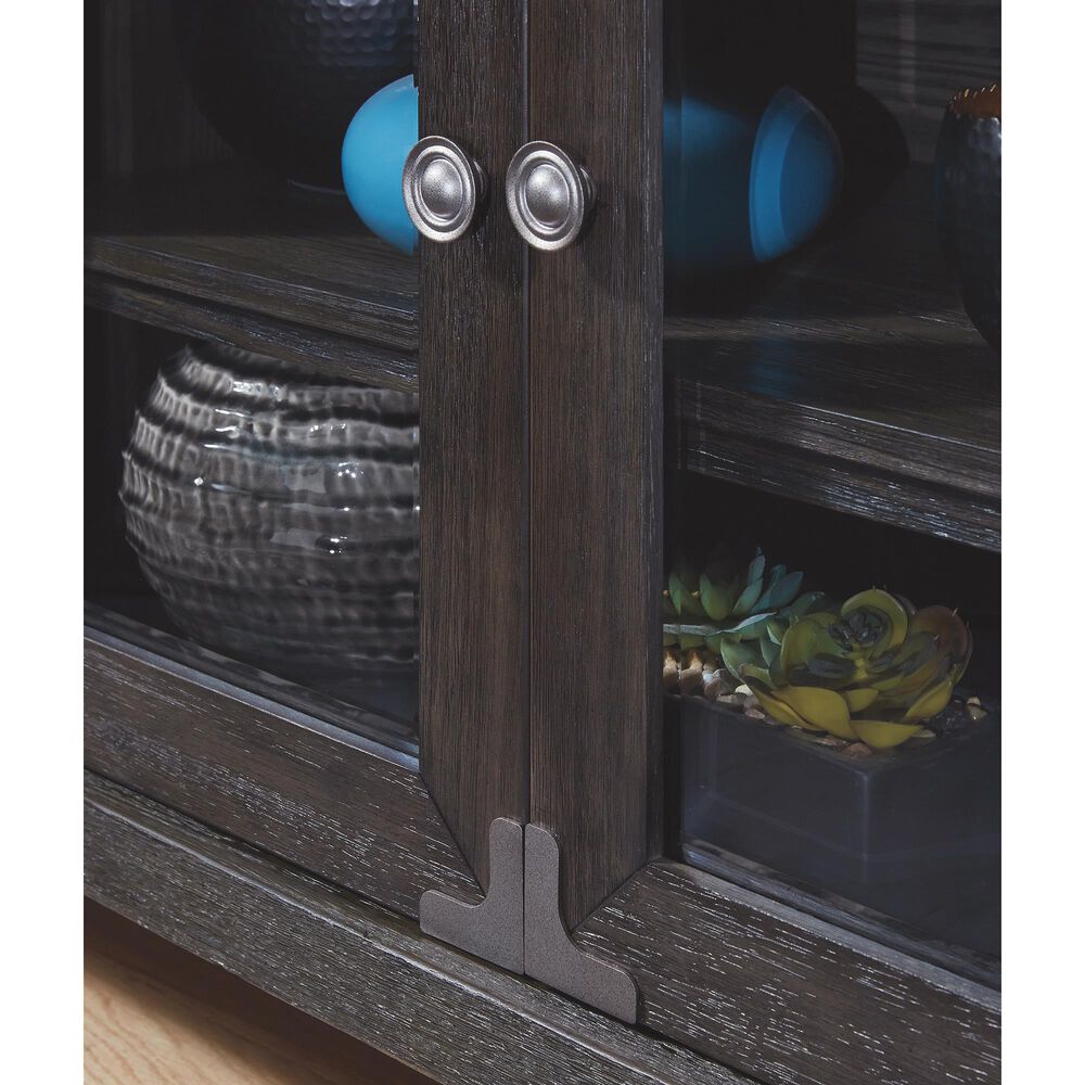 Signature Design by Ashley Todoe Extra Large 70&quot; TV Stand in Industrial Gray, , large