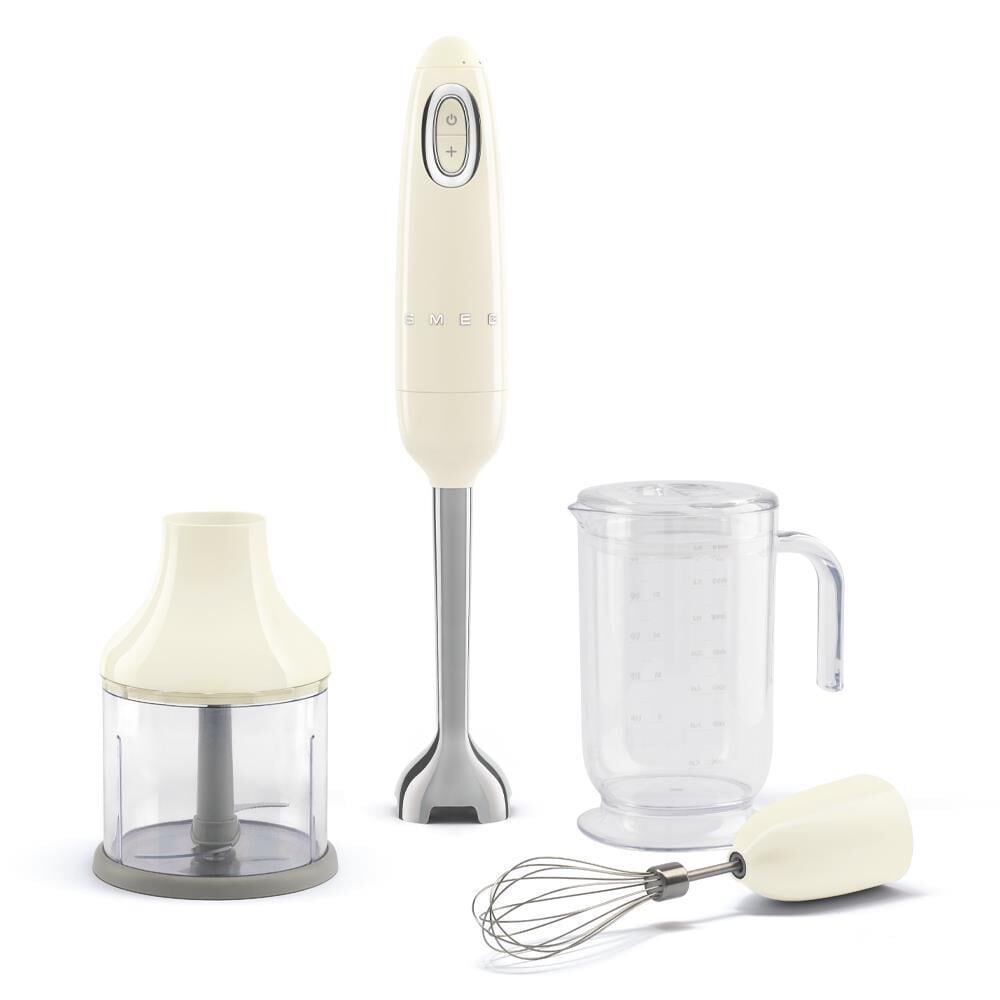 SMEG Retro-Style Hand Blender with Accessories in Cream, , large