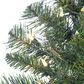 The Gerson Company 4" Pop-Up Fir Tree with Warm White LED Lights in Green, , large