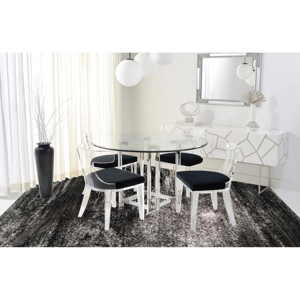 Safavieh Adirondack 8&#39; x 10&#39; Silver and Black Area Rug, , large