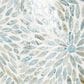 Maple and Jade Large Mosaic Floral Decorative Vase in Blue and Cream, , large