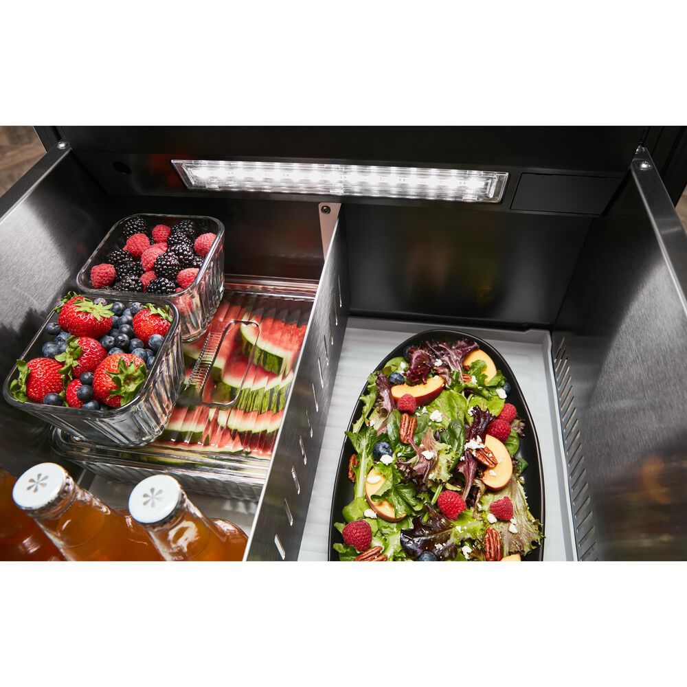 KitchenAid 24&quot; Undercounter Double-Drawer Refrigerator Freezer - Panels Sold Separately, , large