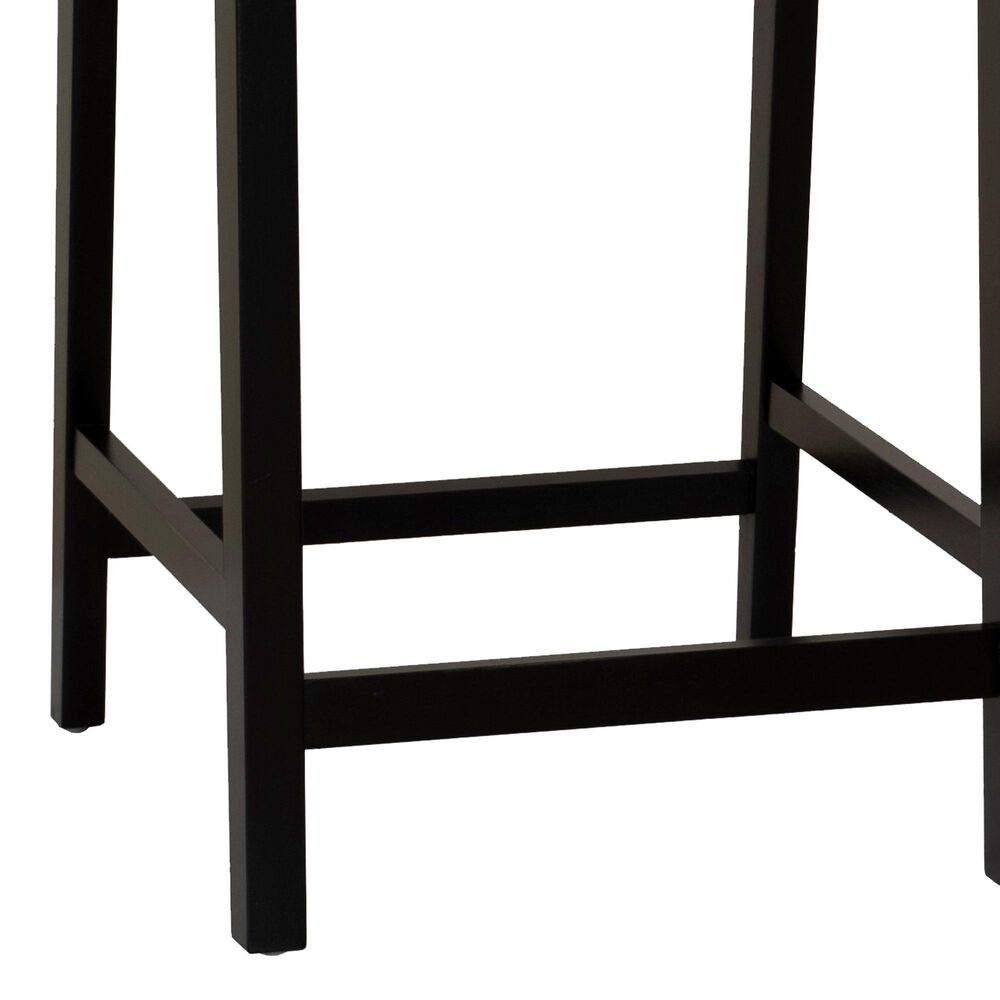 Linon Home Decor Bauer Counter Stool in Black (Set of 2), , large