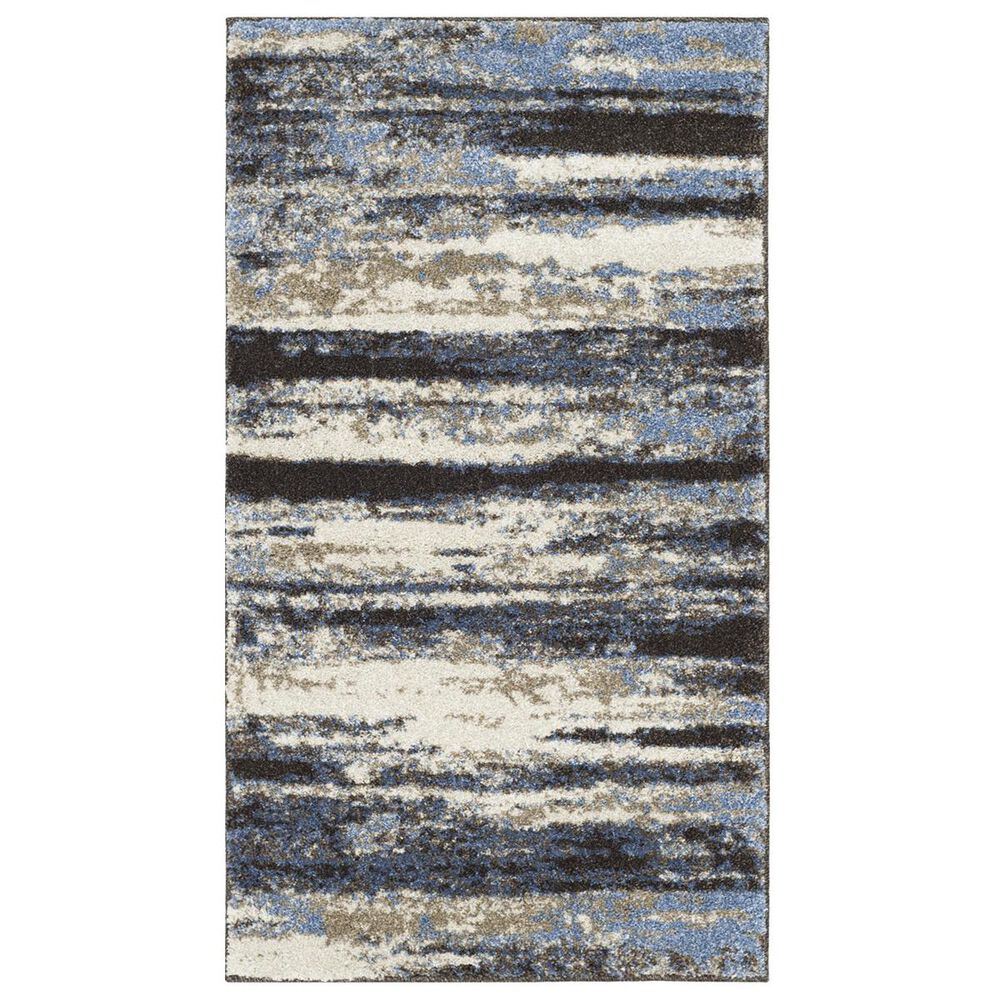 Safavieh Retro RET2138-1165 2"6" x 4" Cream and Blue Runner, , large