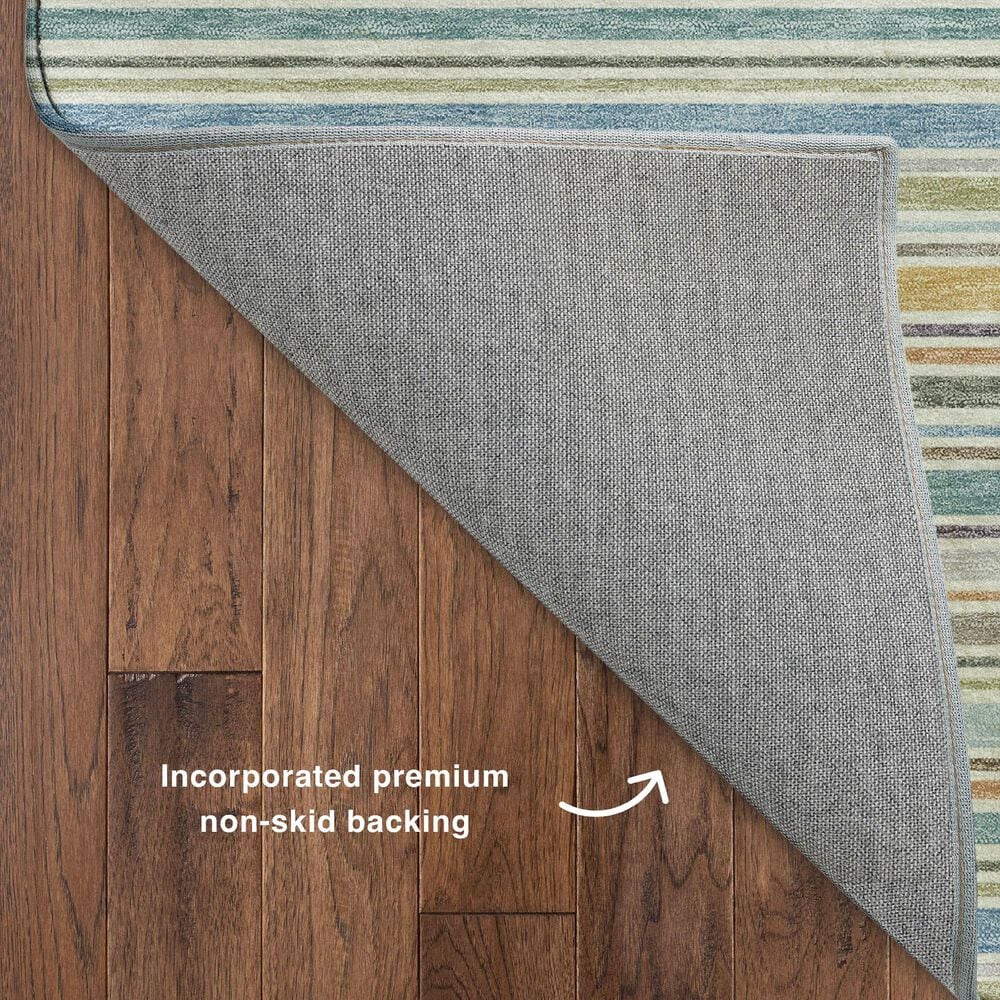 Dalyn Rug Company Soft Essentials Striped Seaside 5' x 7'6" Indoor/Outdoor Area Rug, , large