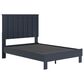 Ashley Simmenfort Full Platform Bed in Navy Blue, , large
