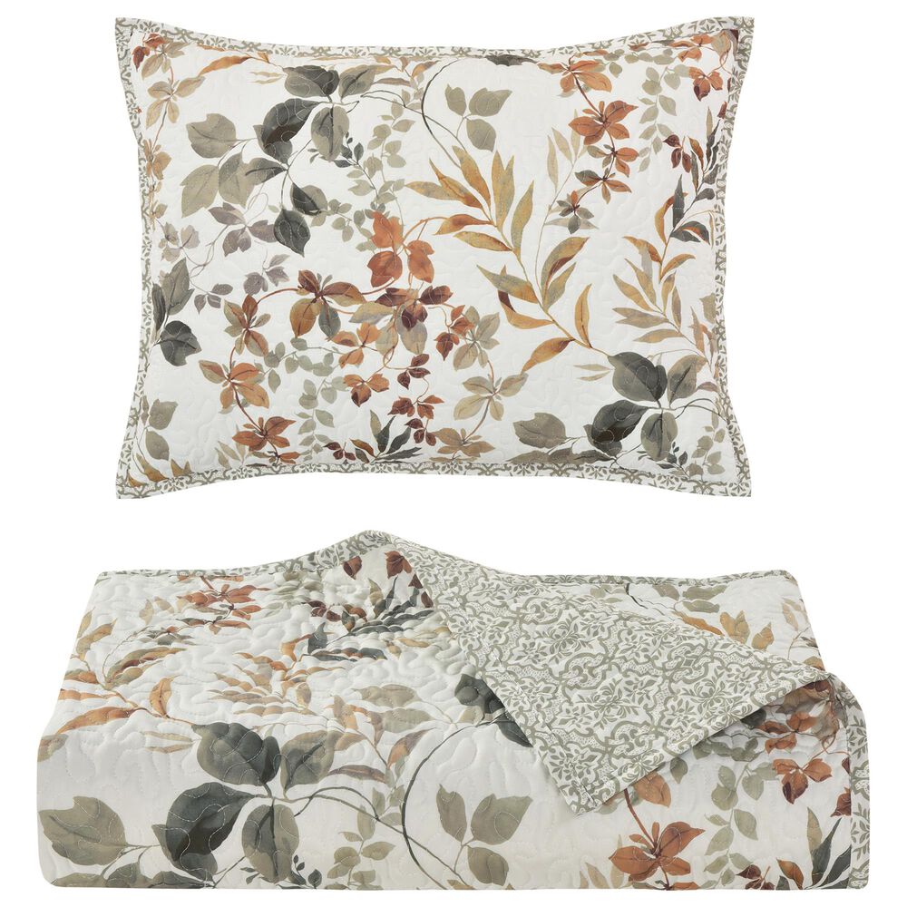 Royal Court Evergreen 2-Piece Twin/Twin XL Quilt Set in Sage, , large
