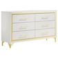 Pacific Landing Lucia 5-Piece King Bedroom Set in Beige, , large