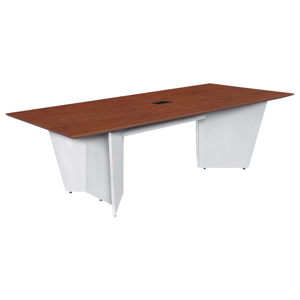 Regency Global Sourcing Array 96" Conference Table in White and Cherry, , large