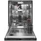 KitchenAid 24" Built-In Pocket Handle Dishwasher with FreeFlex 3rd Rack and LED Interior Light in Black Stainless Steel, , large