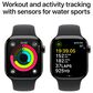 Apple Watch Series 10 GPS + Cellular 42mm Slate Titanium Case with Black Sport Band - M/L, , large