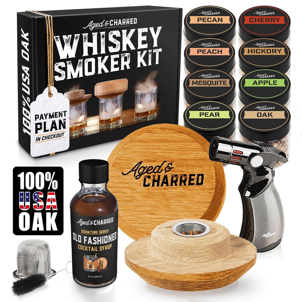 Aged & Charred Cocktail Smoker Kit without Butane in Multicolor, , large