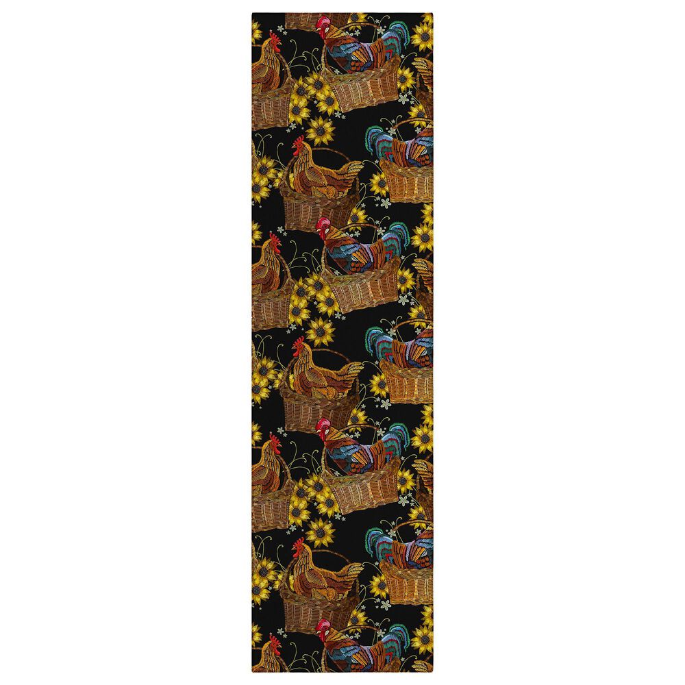 Dalyn Rug Company Kendall KE2 2"3" x 7"6" Black Runner, , large
