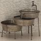 Maple and Jade 26" Farmhouse 3-Tier Tub Fountain in Gray, , large