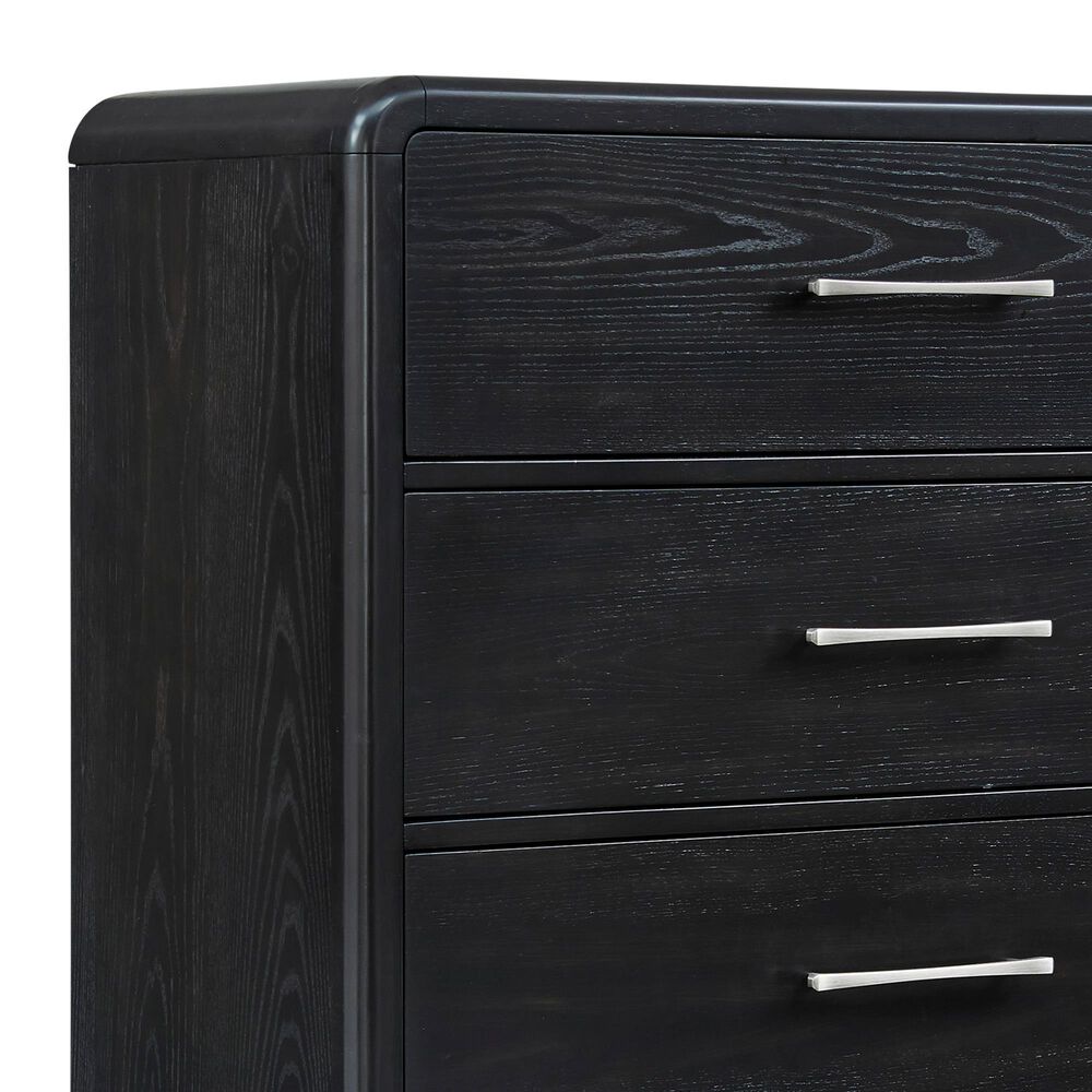 Millenium Rowanbeck 5-Drawer Chest in Black, , large