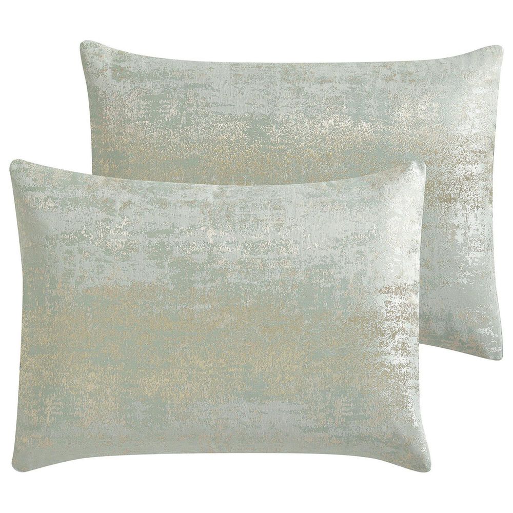 Hallmart Collectibles Vivian 9-Piece Queen Comforter Set in Gold and Mint, , large