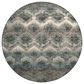 Dalyn Rug Company Brisbane BR9 8" Round Midnight Area Rug, , large