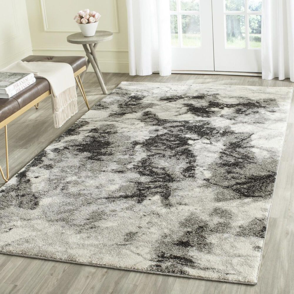 Safavieh Retro RET2141-1180 5&#39; x 8&#39; Cream and Grey Area Rug, , large