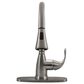 MS International AcquaLuxe Curved Pull-Down Sprayer Kitchen Sink Faucet in Nickel Brushed, , large