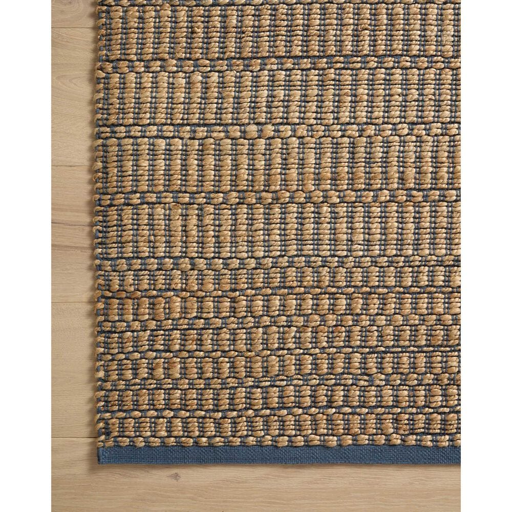 Angela Rose Colton 5&#39; x 7&#39; Natural and Navy Area Rug, , large