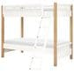 St Claire Home Margot Twin over Twin Bunk Bed in Desert Oak, , large