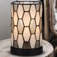 Cal Lighting 9" Tiffany Accent Lamp in Black, , large