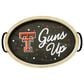 Valiant Gifts Texas Tech Spirit Wood Oval Tray in Red and Black, , large