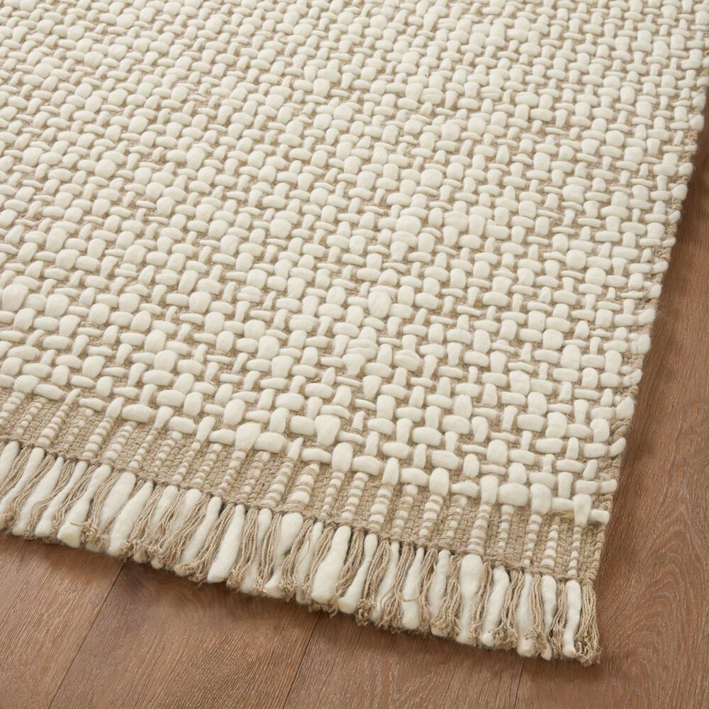 Amber Lewis x Loloi Yellowstone 3&#39;6&quot; x 5&#39;6&quot; Natural and Ivory Area Rug, , large