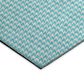 Dalyn Rug Company Hinton 2"3" x 12" Aqua Indoor/Outdoor Runner, , large