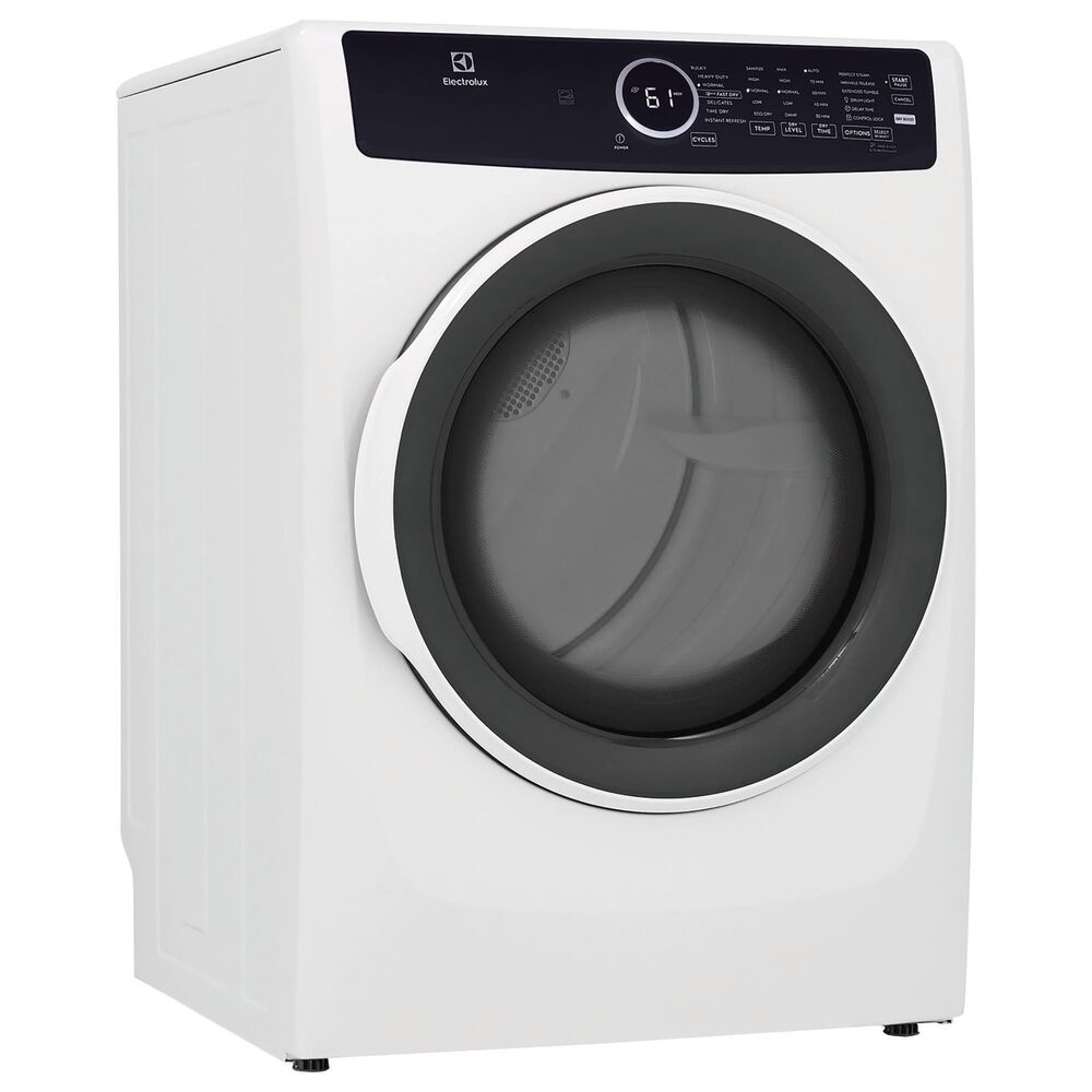Electrolux 8 Cu. Ft. Front Load Electric Dryer with Sanitize in White, , large