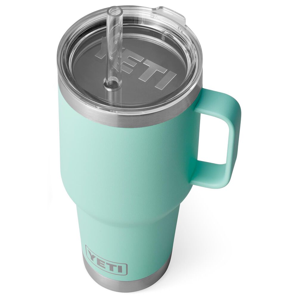 YETI Rambler 35 Oz Straw Mug 2.0 with Straw Lid in Seafoam, , large