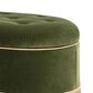 Jennifer Taylor Home Melinda Storage Bench with Tufted Bullion Fringe in Olive Green, , large