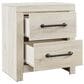 Ashley Cambeck 2 Drawer Nightstand in Whitewash with USB Ports, , large