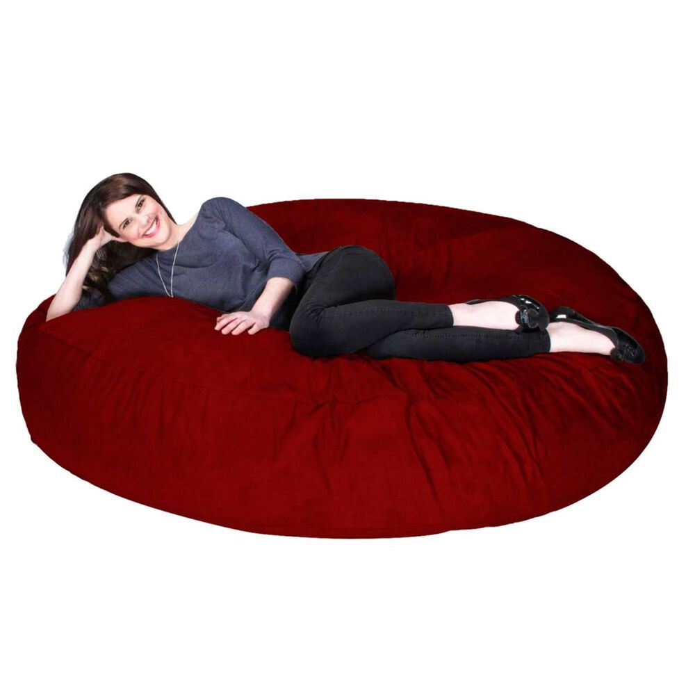 Jaxx 6&#39; Cocoon Large Bean Bag Chair in Cinnabar, , large