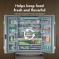 KitchenAid 25 Cu. Ft. Counter-Depth French Door Refrigerator in PrintShield Stainless, , large